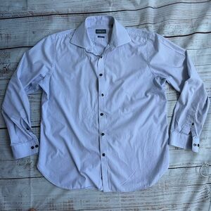 Michael Kors Button Up Medium Size Mens Long Sleeve Shirt‎ White